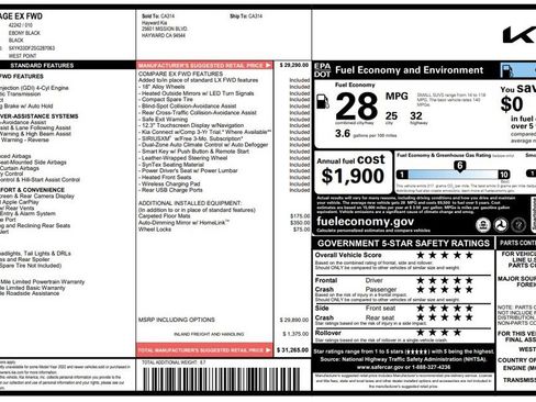 Used 2025 Kia Sportage EX FWD image 3