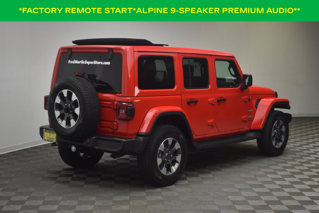 Used 2022 Jeep Wrangler Unlimited Sahara w/ LED Lighting Group AWD/4WD image 5