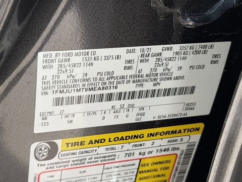 Used 2021 Ford Expedition Platinum AWD/4WD image 34