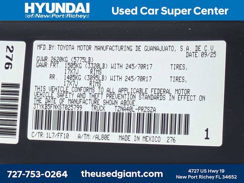 Used 2025 Toyota Tacoma SR5 RWD image 36