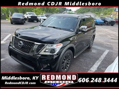 Used 2018 Nissan Armada Platinum w/ Captain Seat Package AWD/4WD image 1