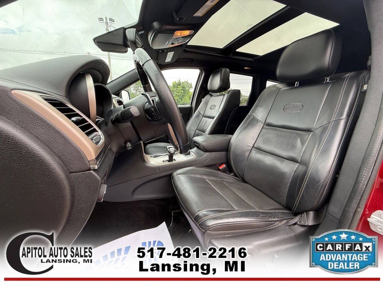 Used 2015 Jeep Grand Cherokee Overland w/ Advanced Technology Group AWD/4WD image 12