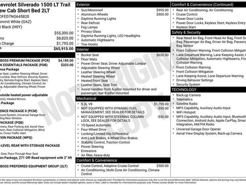 Used 2022 Chevrolet Silverado 1500 LT Trail Boss w/ LT Trail Boss Premium Package AWD/4WD image 26