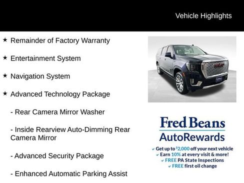 Used 2023 GMC Yukon XL Denali w/ Advanced Technology Package AWD/4WD image 4