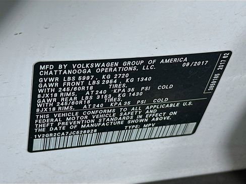 Used 2018 Volkswagen Atlas S image 12