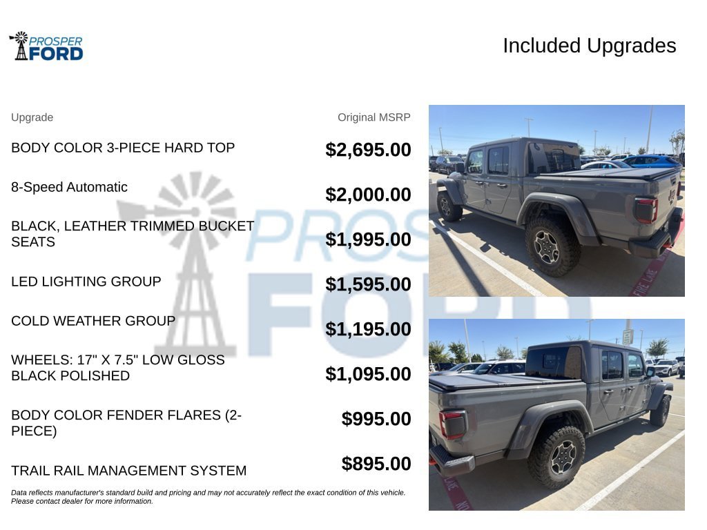 Used 2022 Jeep Gladiator Mojave w/ LED Lighting Group AWD/4WD image 3