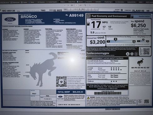 Used 2024 Ford Bronco Wildtrak image 14