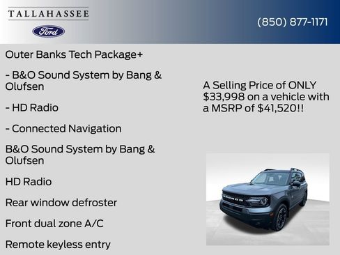 New 2025 Ford Bronco Sport Outer Banks w/ Outer Banks Tech Package+ image 12