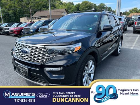 Certified 2021 Ford Explorer Platinum w/ Equipment Group 601A AWD/4WD image 1