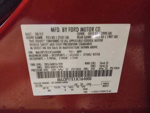 Used 2018 Ford EcoSport SE w/ SE Convenience Package image 33