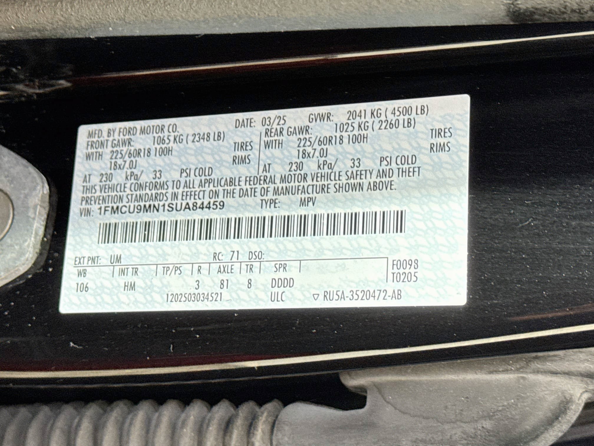 Used 2025 Ford Escape ST-Line AWD/4WD image 26