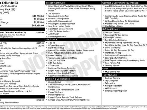 Used 2025 Kia Telluride EX w/ EX Captain's Chair Package FWD image 5