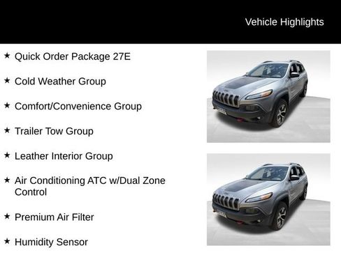 Used 2014 Jeep Cherokee Trailhawk w/ Comfort/Convenience Group AWD/4WD image 7