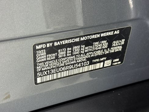 Certified 2024 BMW X5 sDrive40i w/ Parking Assistance Package RWD image 27