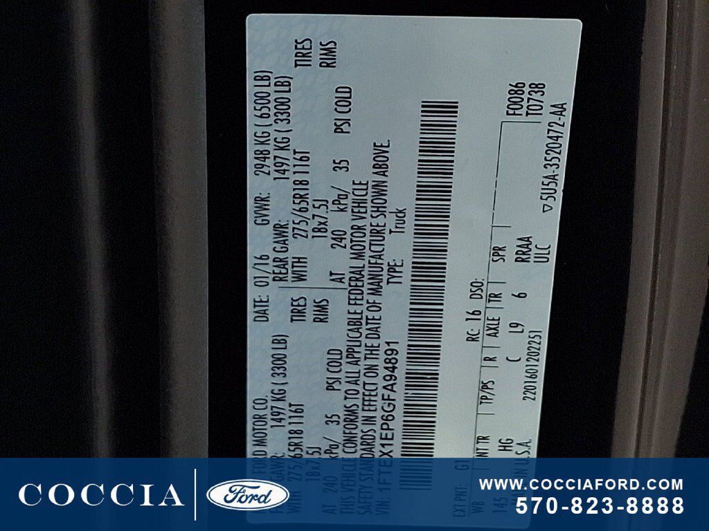Used 2016 Ford F150 Lariat AWD/4WD image 27