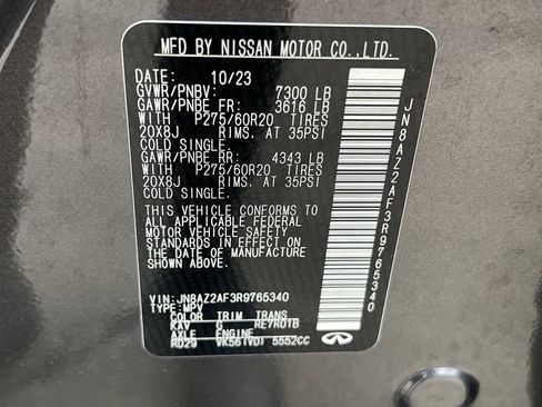 Used 2024 INFINITI QX80 Luxe image 32