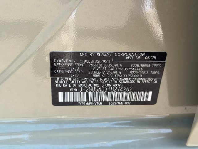 New 2026 Subaru Crosstrek 2.5i Limited AWD/4WD image 26