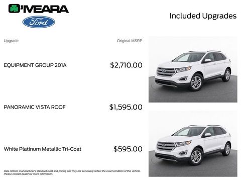 Used 2016 Ford Edge SEL w/ Equipment Group 201A AWD/4WD image 4