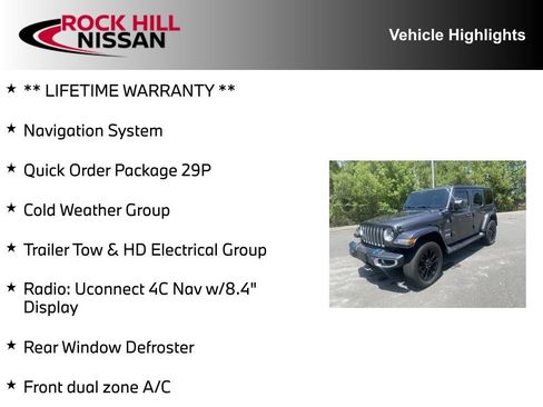 Used 2022 Jeep Wrangler Unlimited Sahara w/ Cold Weather Group AWD/4WD image 5