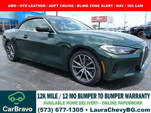 Used 2024 BMW 430i xDrive Convertible w/ Premium Package AWD/4WD image 1