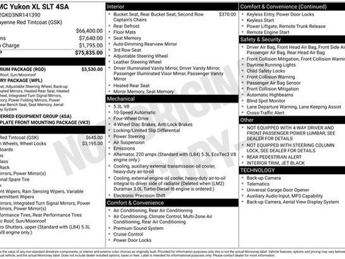 Used 2022 GMC Yukon XL SLT w/ SLT Premium Package image 11