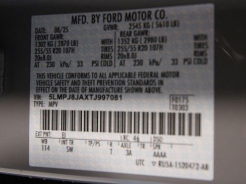 New 2026 Lincoln Nautilus Premier w/ Jet Appearance Package image 46