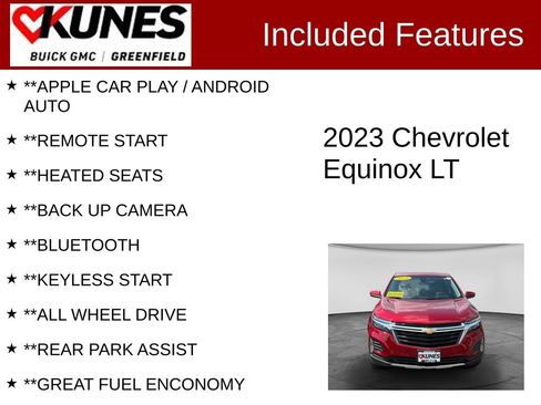 Used 2023 Chevrolet Equinox LT AWD/4WD image 2