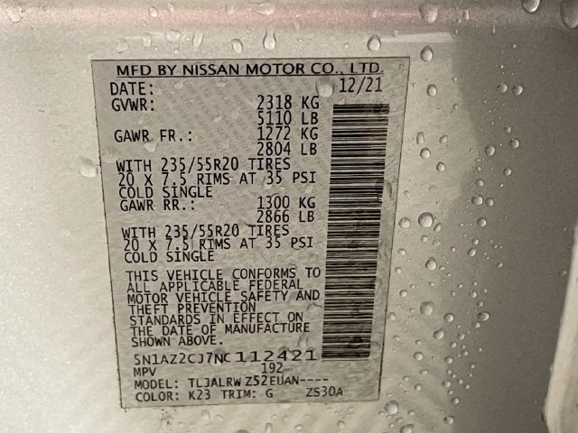 Used 2022 Nissan Murano SL FWD image 33