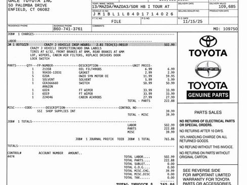 Used 2013 MAZDA MAZDA3 i Touring image 10