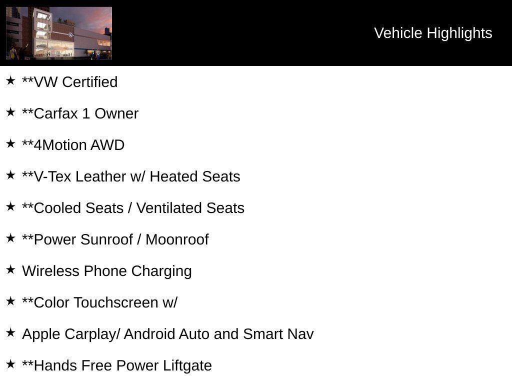 Used 2026 Volkswagen Atlas Cross Sport SE w/ Panoramic Sunroof Package AWD/4WD image 12