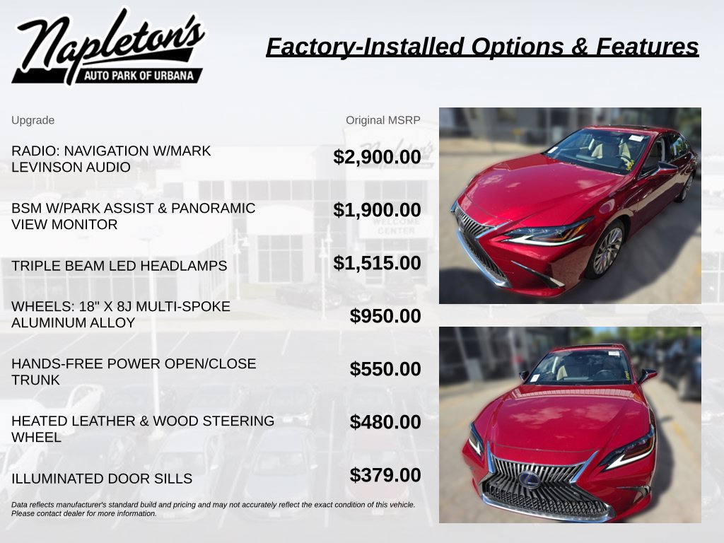 Used 2019 Lexus ES 300h FWD image 4