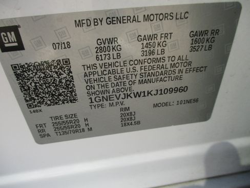 Used 2019 Chevrolet Traverse High Country AWD/4WD image 21