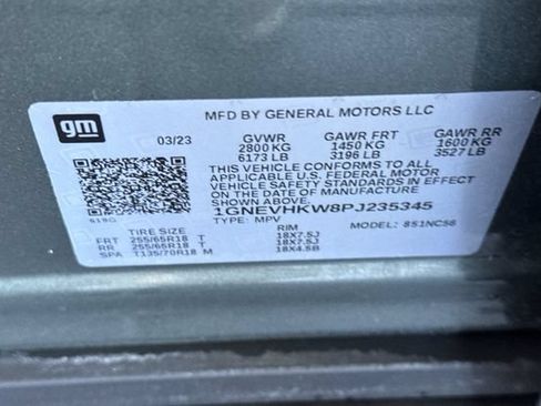 Used 2023 Chevrolet Traverse LT w/ LPO, Floor Liner Package AWD/4WD image 57