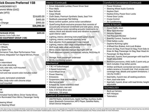 Used 2019 Buick Encore Preferred w/ Safety Package image 32