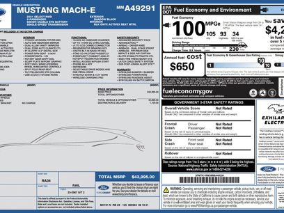 Used 2021 Ford Mustang Mach-E Select