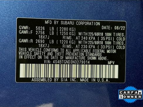 Used 2022 Subaru Outback Limited XT image 33