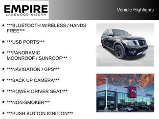 Used 2017 Nissan Armada Platinum w/ Captain Seat Package AWD/4WD video 2