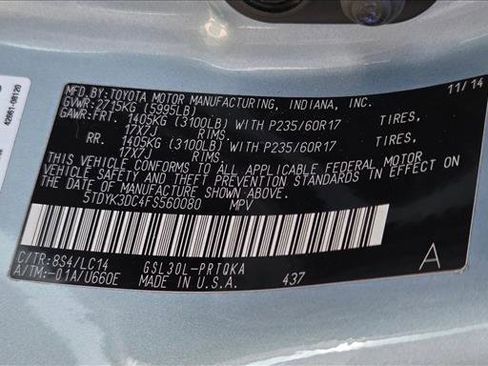 Used 2015 Toyota Sienna XLE w/ XLE Navigation Package FWD image 24