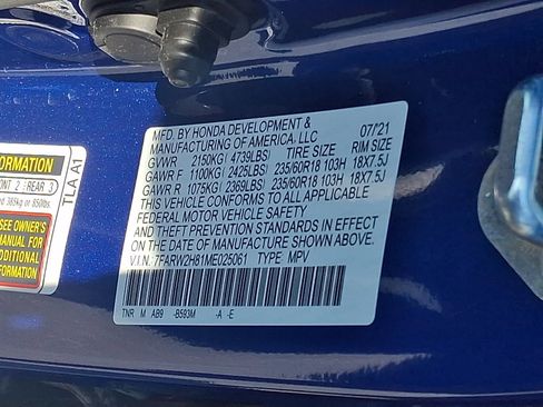 Used 2021 Honda CR-V EX-L image 26