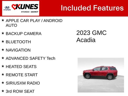 Used 2023 GMC Acadia SLT AWD/4WD image 2