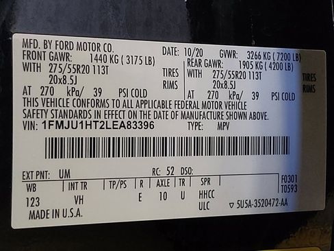 Used 2020 Ford Expedition XLT w/ Black Accent Package RWD image 33