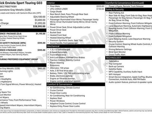 Used 2024 Buick Envista Sport Touring w/ Convenience I Package FWD image 24