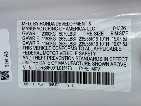 New 2026 Honda CR-V Sport Touring image 28