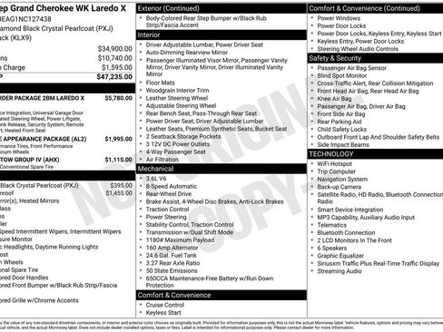 Used 2022 Jeep Grand Cherokee Laredo X RWD image 42