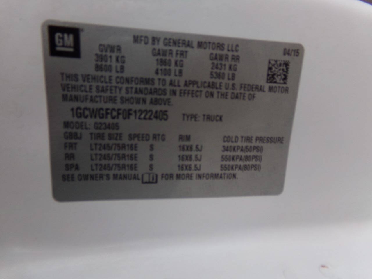 Used 2015 Chevrolet Express 2500 RWD image 59