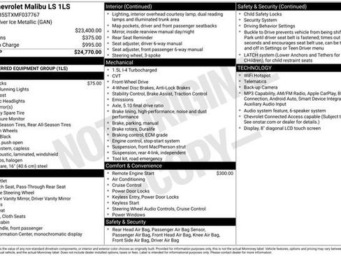 Used 2021 Chevrolet Malibu LS FWD image 23