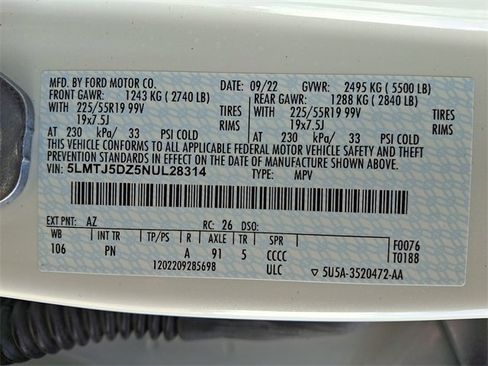 Used 2022 Lincoln Corsair Grand Touring image 28