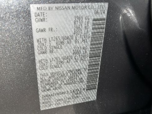 Used 2024 Nissan Titan SV w/ SV Convenience Package image 28