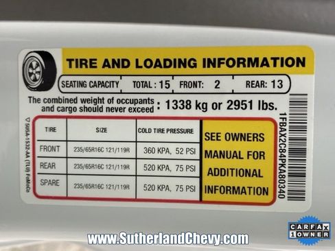 Used 2023 Ford Transit 350 XLT image 37