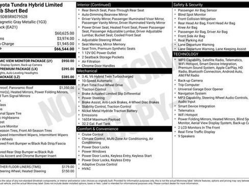 Used 2024 Toyota Tundra Limited AWD/4WD image 7